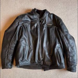FXRG Harley Davison leather jacket’s.
Triple vent and armor. Men’s 3x w lining